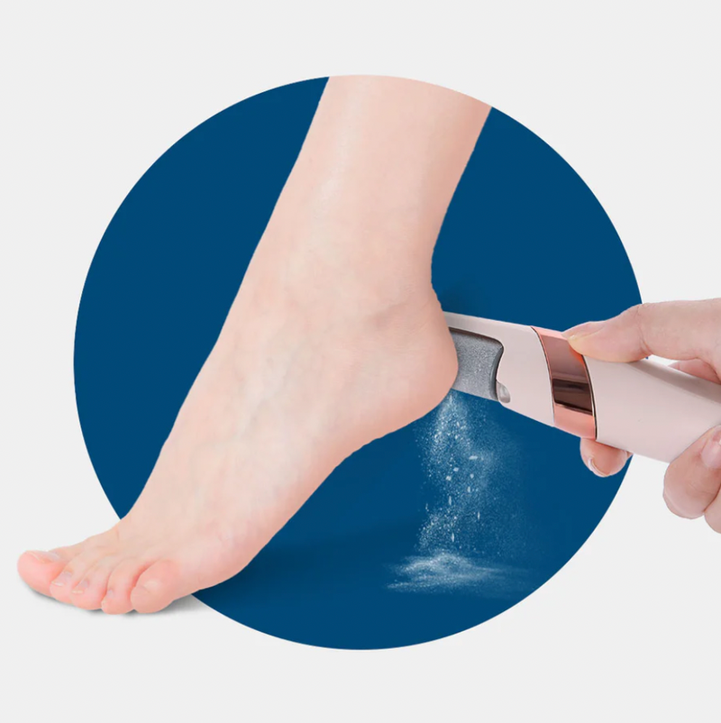 Beauty Feet - Lixa de Pé Elétrica com Bateria Recarregável e Controle de Velocidade